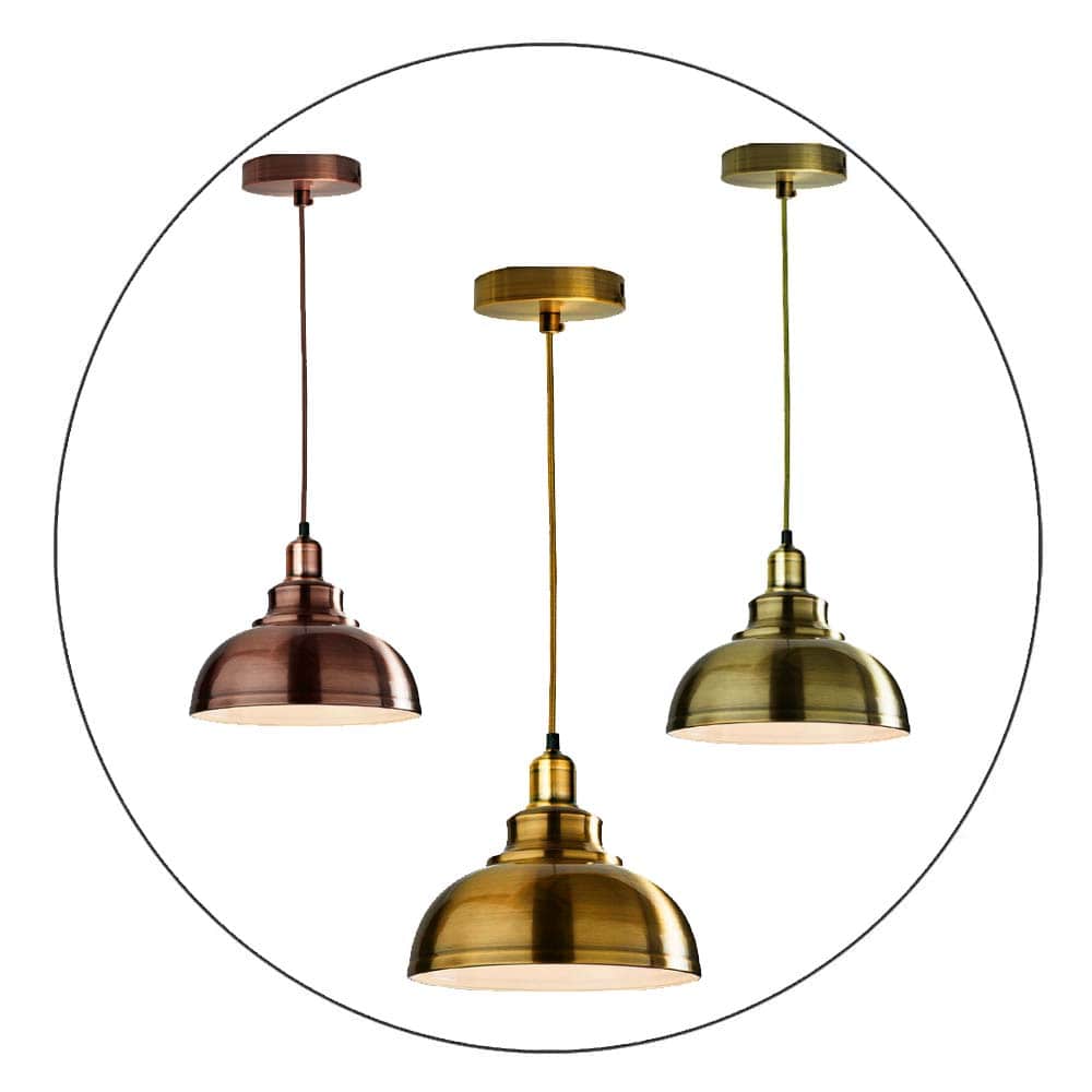 Vintage Industrial Modern Ceiling Pendant Light Loft Ceiling Lampshade UK NEW Style~2096 - LEDSone UK Ltd