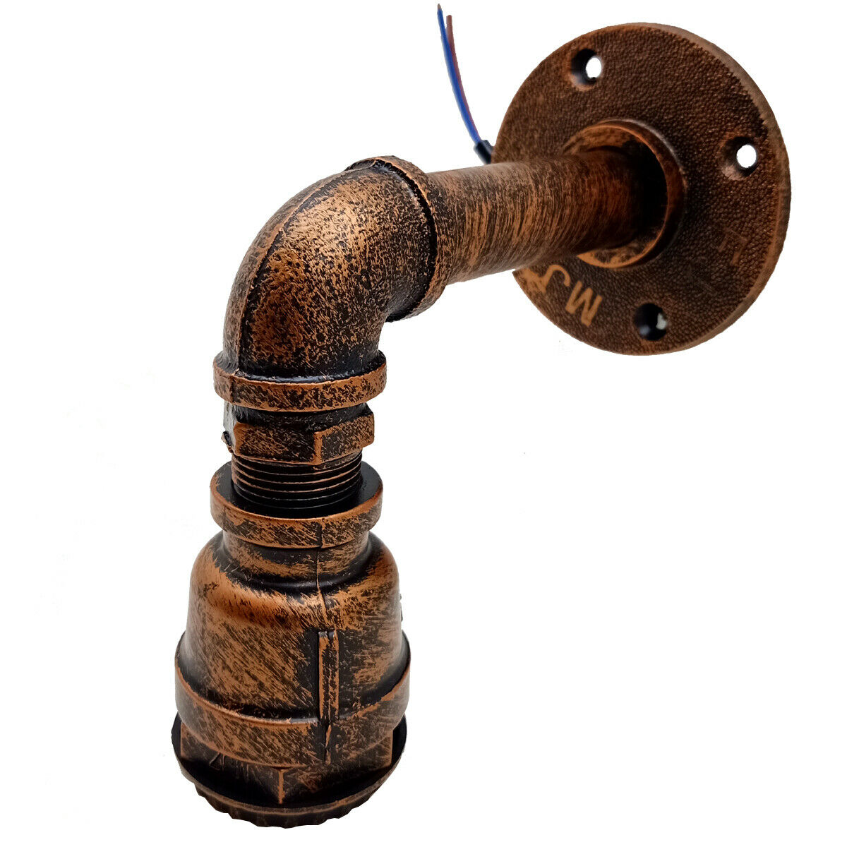 Retro industrial Pipe lighting sconce water pipe wall light steam punk~1504 - LEDSone UK Ltd