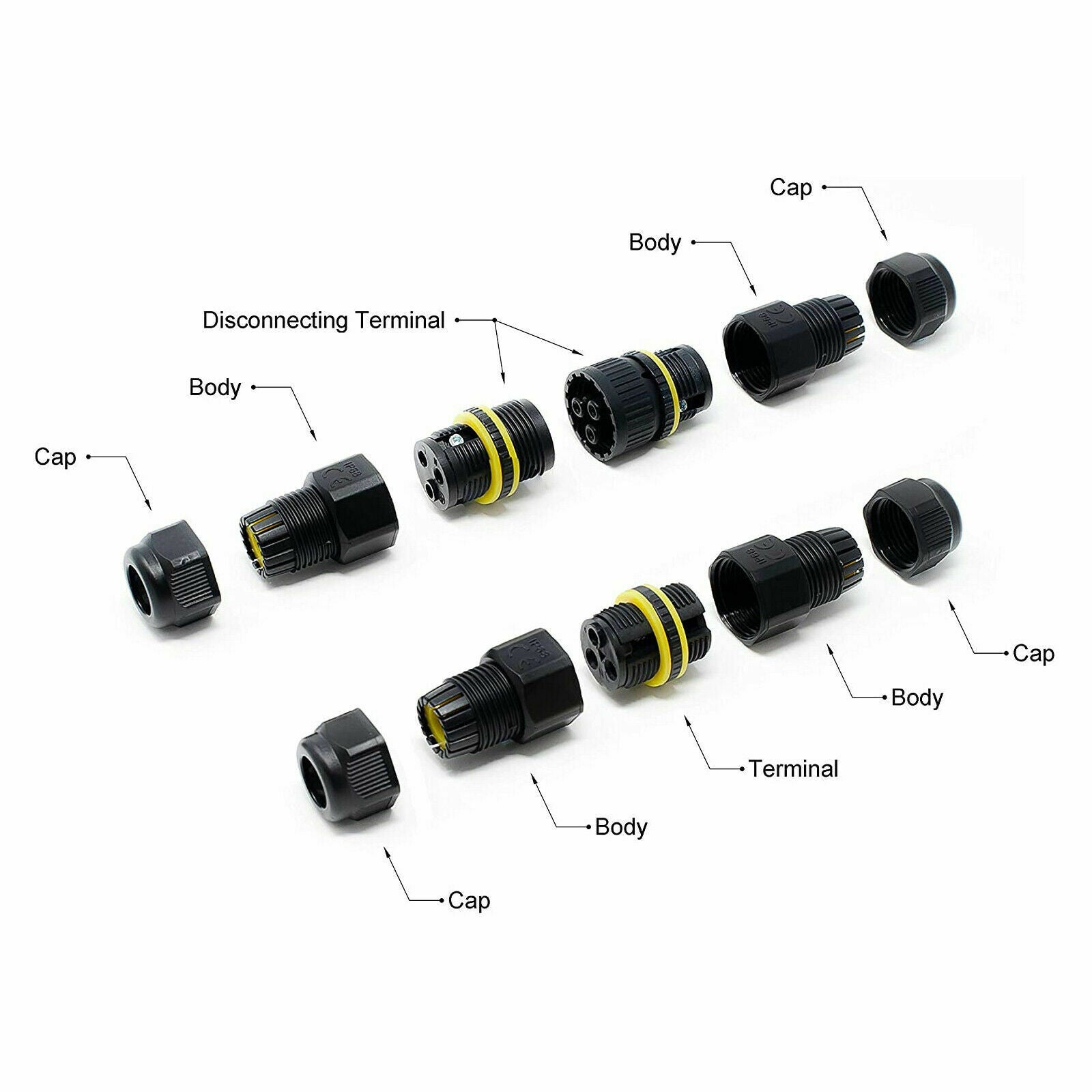 Waterproof Electrical Junction Box Cable Connector Wire