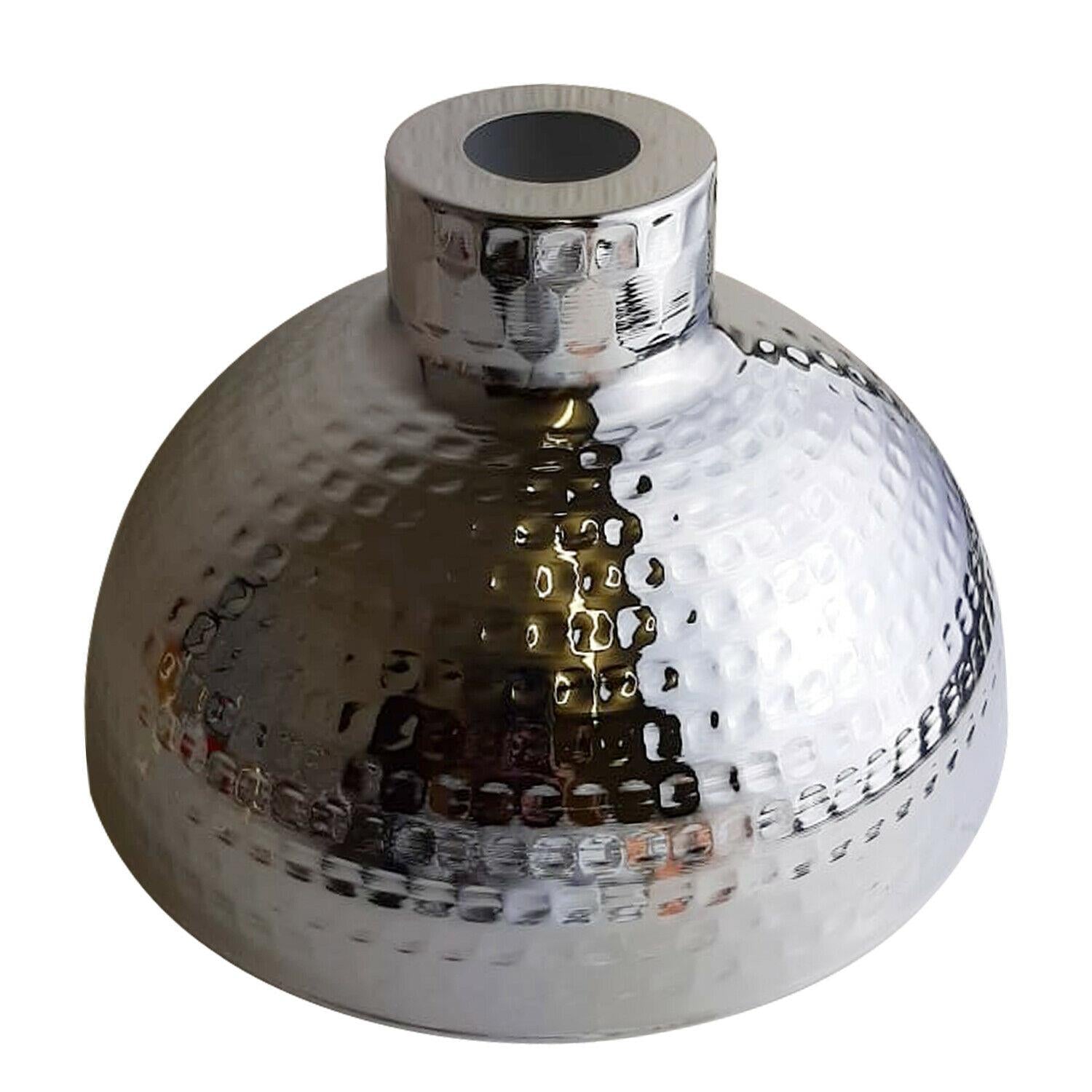 dome pendant shade chrome