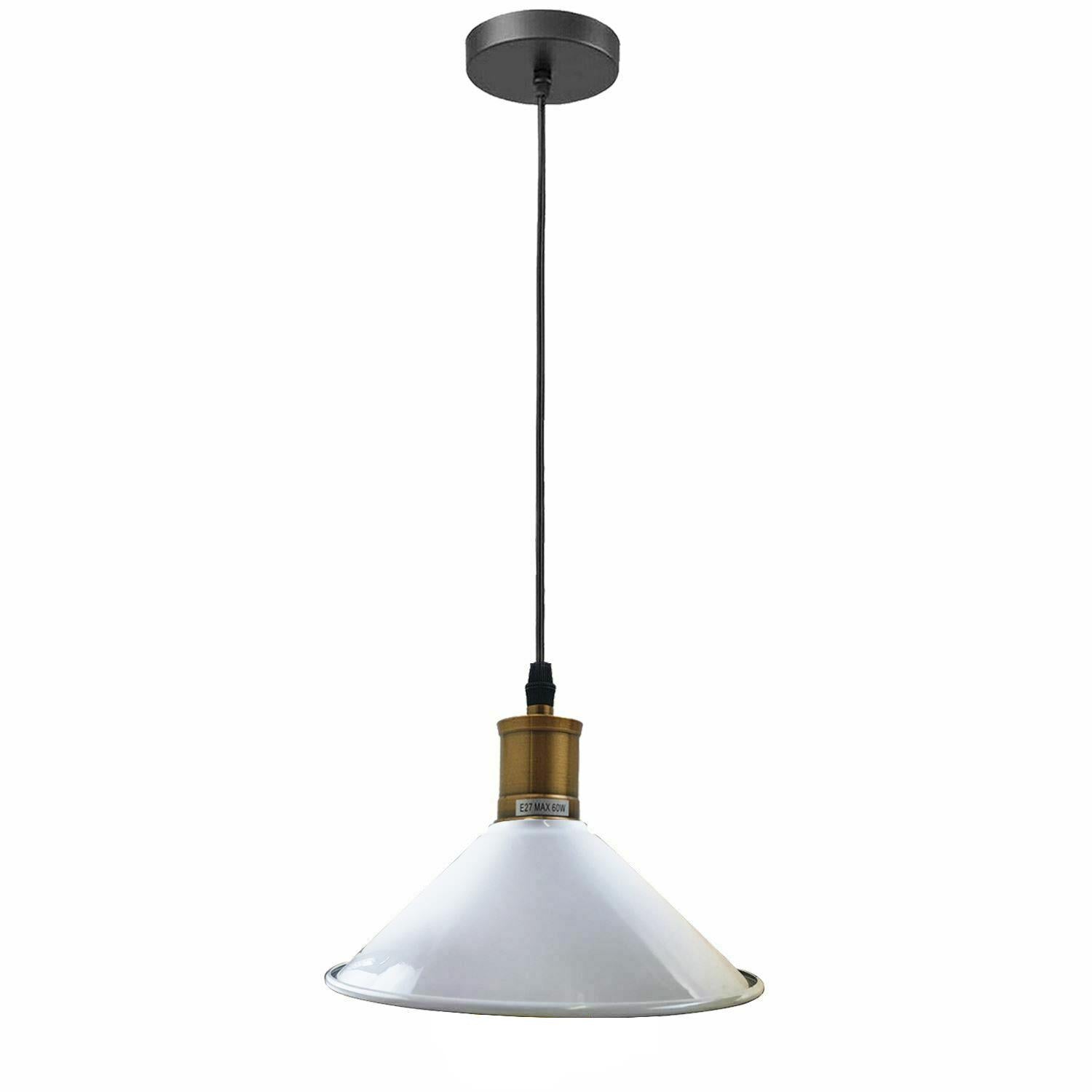 Vintage Industrial Ceiling Pendant Light Retro Loft Style Metal Shade Lamp~1420 - LEDSone UK Ltd