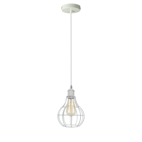 Loft moderne Vintage industriel rétro fil Cage ombre suspension ~ 3401