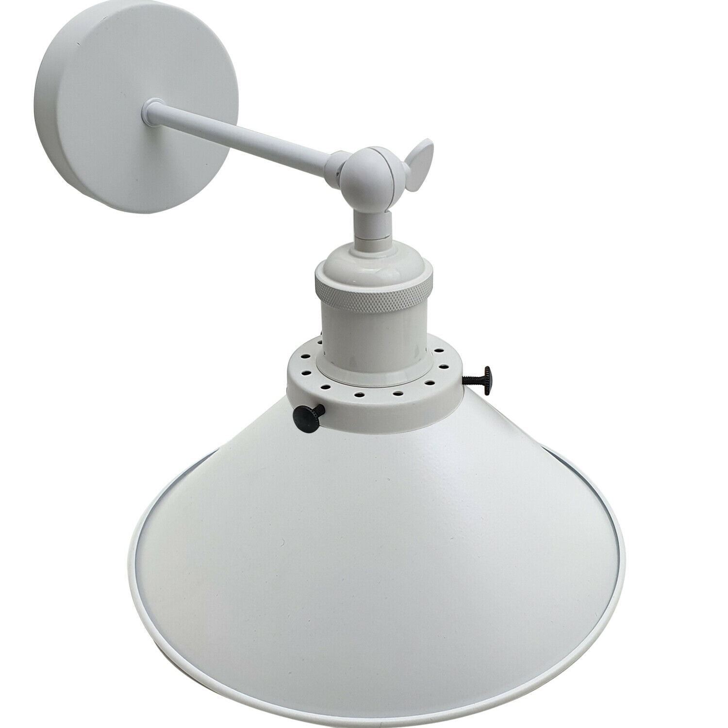 White Plug in Wall Light