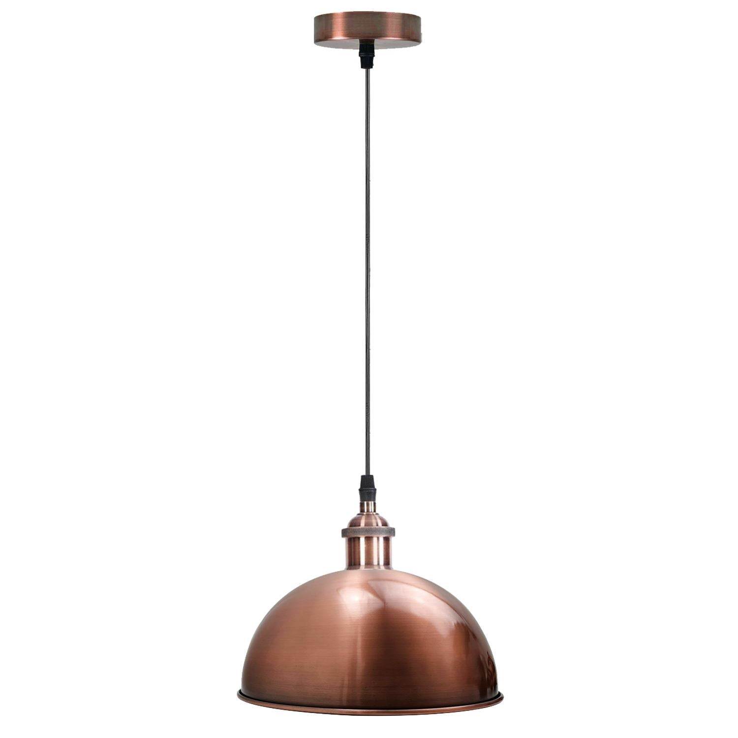 vintage industrial metal retro ceiling pendant light copper shade~1297 - LEDSone UK Ltd