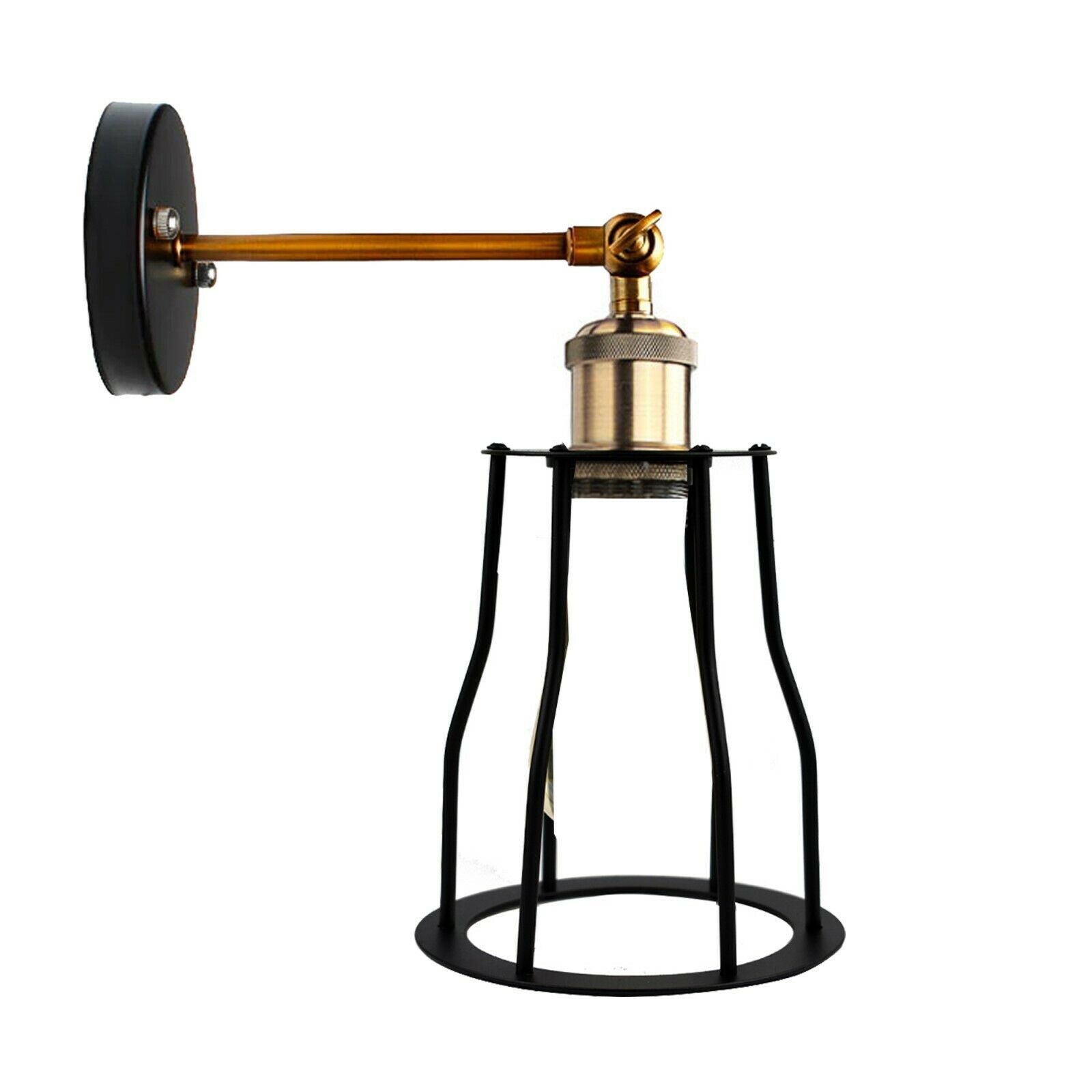 Morden Industrial Black Mug shape Wall Light Fitting Adjustable Indoor Wall Sconce For Bar, Cafe, Restaurant, Bedroom, Dining Room, Hallway~1172 - LEDSone UK Ltd