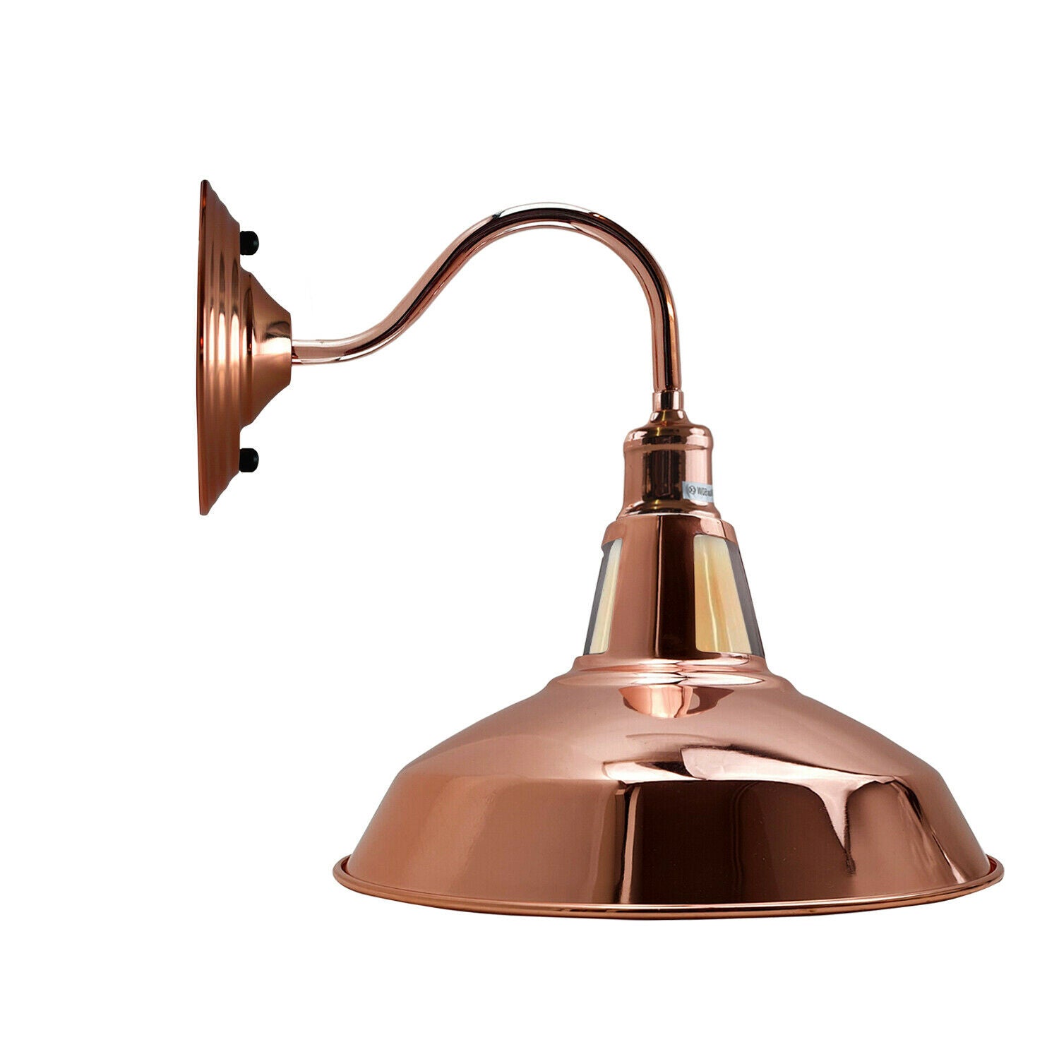 copper bedroom lamp