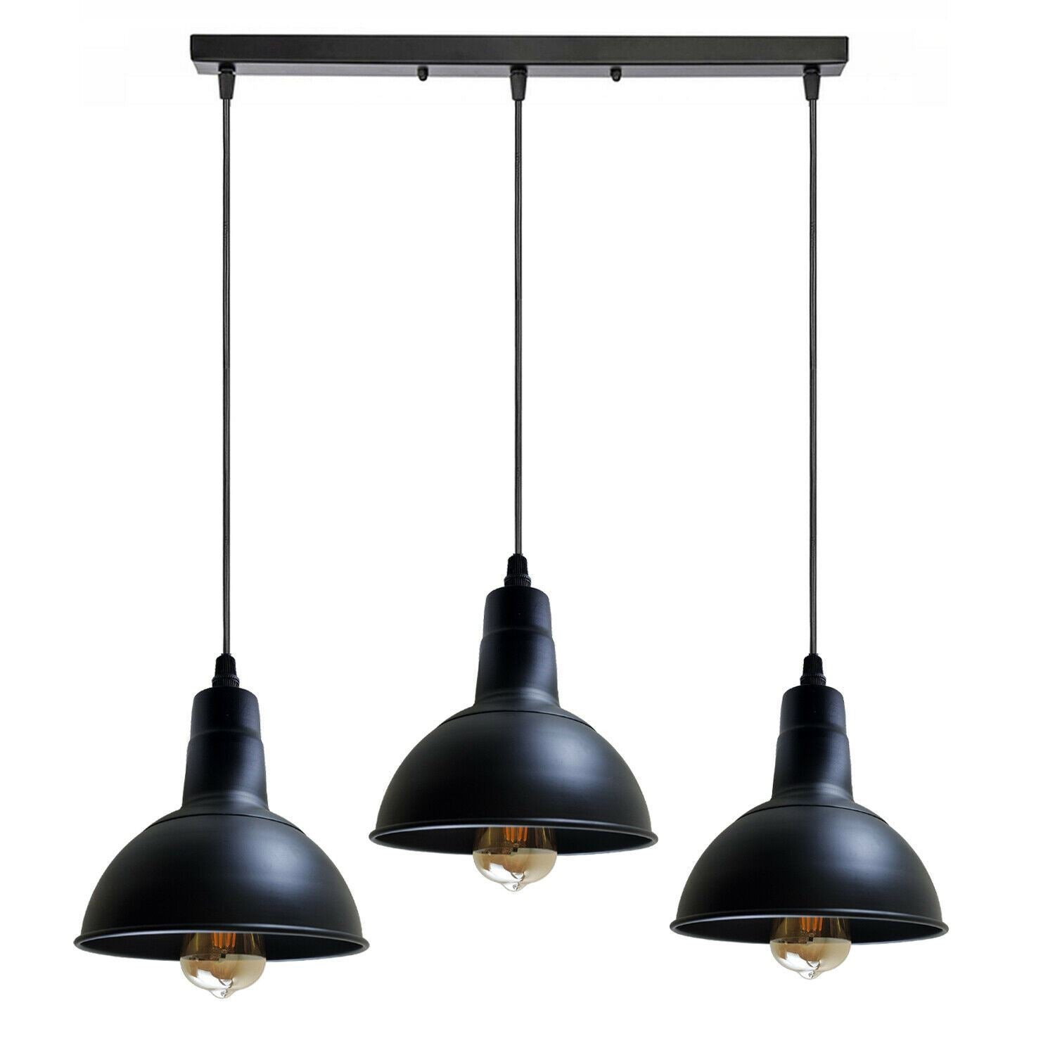 Retro Industrial Chandelier Ceiling Vintage Metal  Light Shade Pendant light~1134 - LEDSone UK Ltd