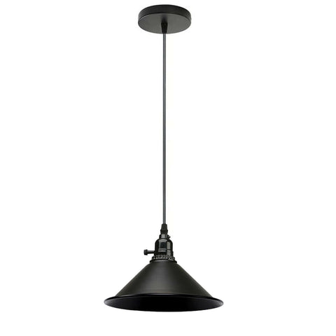 Lampe suspendue industrielle Vintage à 3 voies, abat-jour en métal rétro pour Loft ~ 1305