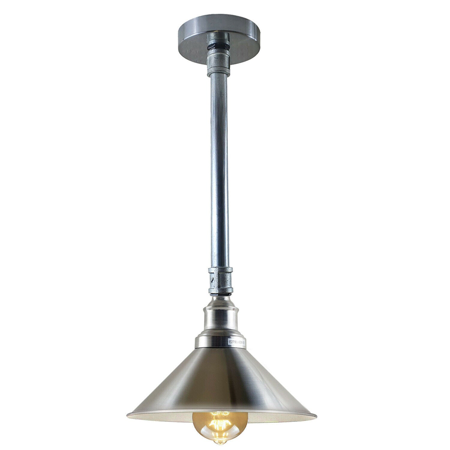 Modern Hanging Retro Light Vintage Industrial Metal Ceiling Pipe Pendant Shade~3411 - LEDSone UK Ltd