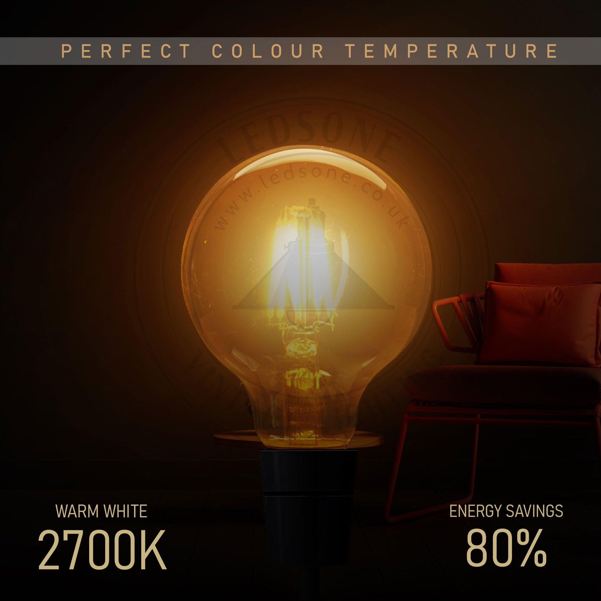 Warm white Vintage LED  Light | e27 led light bulbs