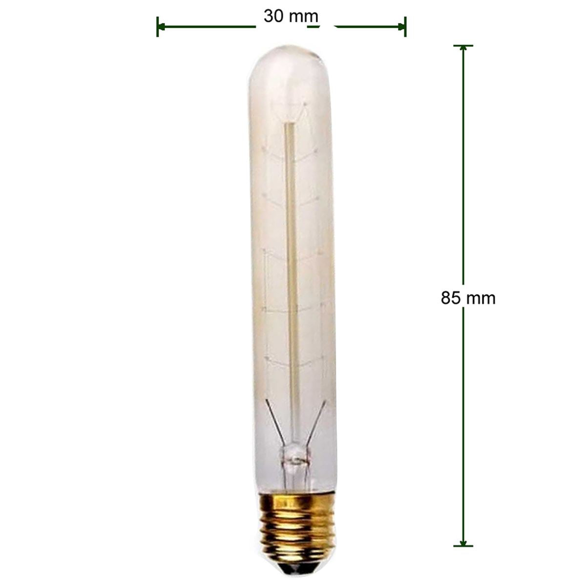 Dimmable B22 E27 Vintage Charm Filament Incandescent Tall Edison Bulb