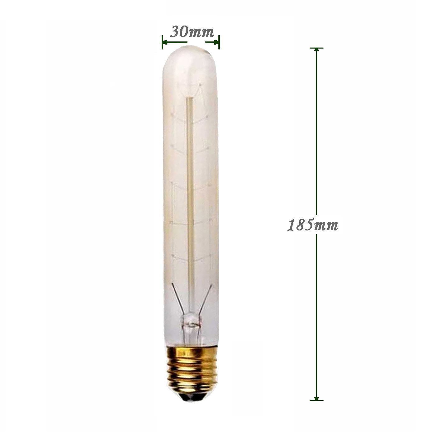 Dimmable B22 E27 Vintage Charm Filament Incandescent Tall Edison Bulb