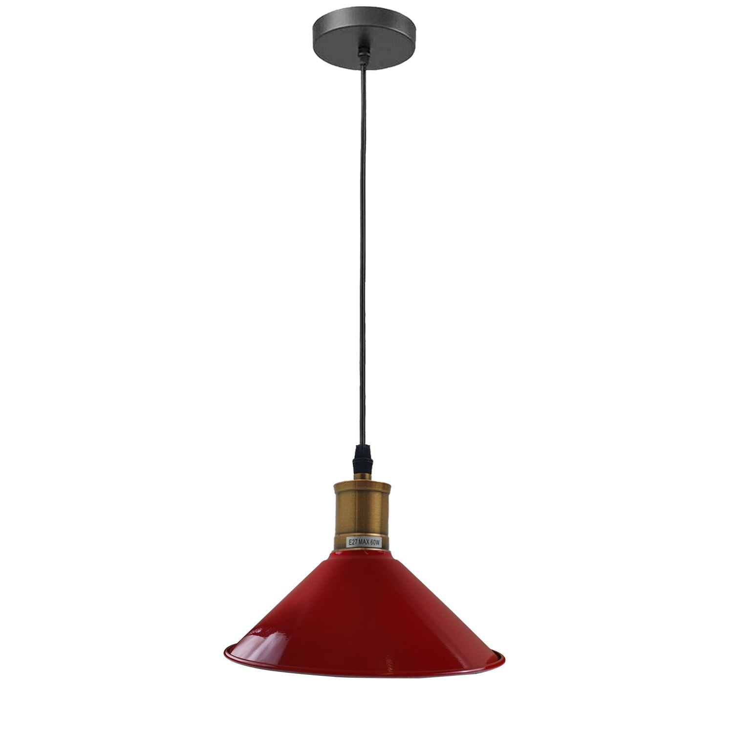 Vintage Industrial Ceiling Pendant Light Retro Loft Style Metal Shade Lamp~1420 - LEDSone UK Ltd