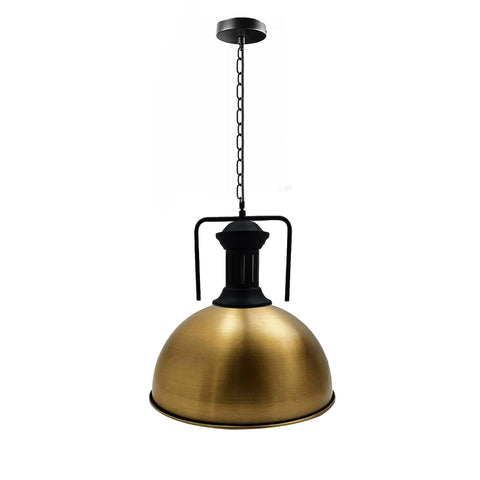 Lampe suspendue en métal avec abat-jour industriel moderne et à la mode, ampoule gratuite, luminaire de plafond, pour Loft, café, nouveau ~ 2255