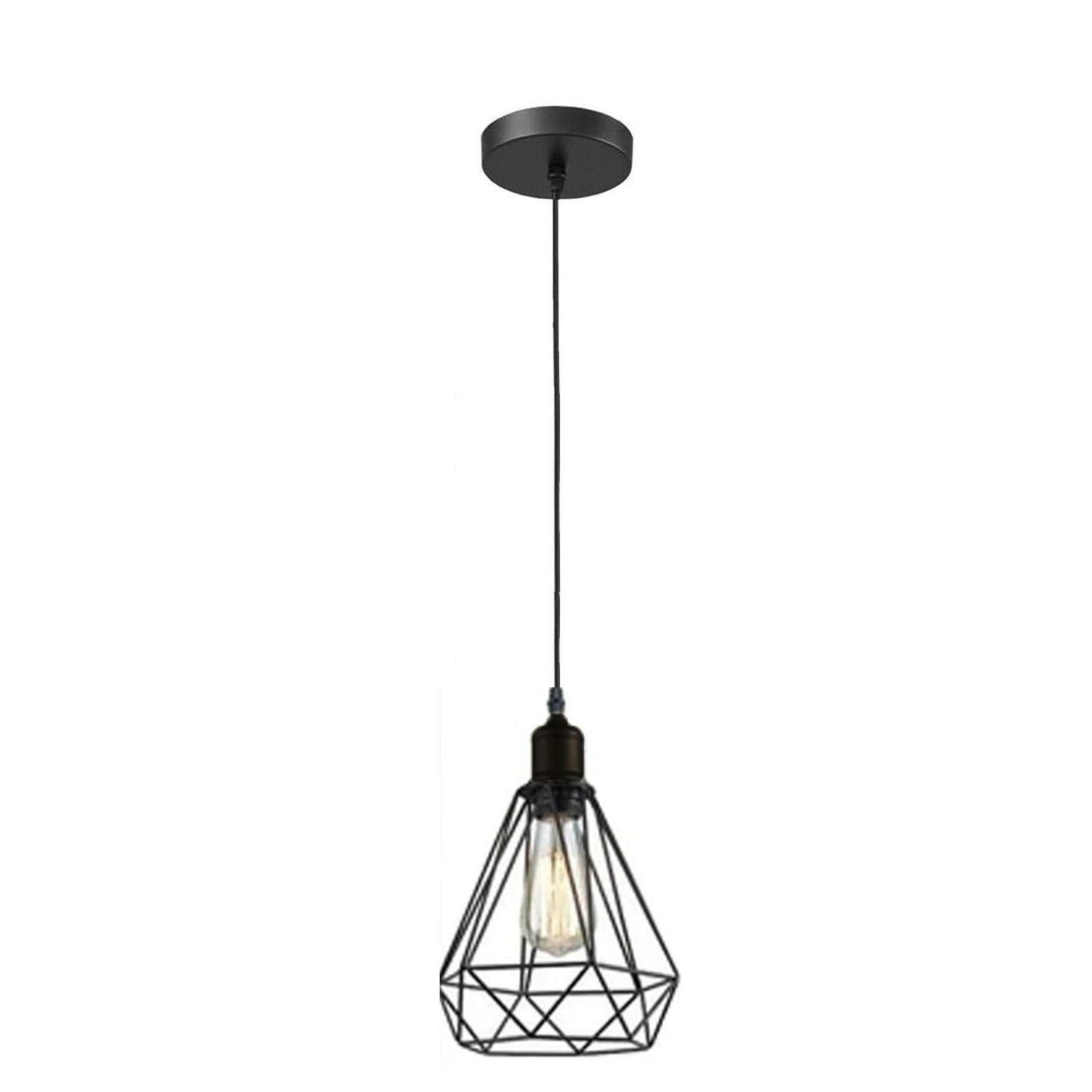 Vintage Industrial Retro Suspended 3 Head Ceiling Pendant Light Lampshade Light~2063 - LEDSone UK Ltd