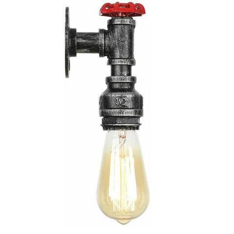 Vintage industriel plafond applique murale lampe métal conduite d'eau rustique vapeur punk ~ 2168