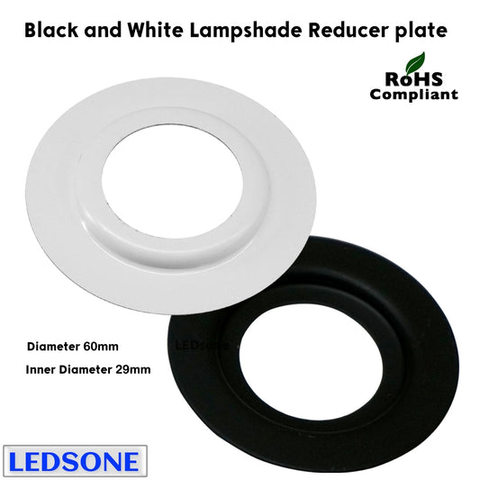 Metal Lamp Shade Reducer Plate Light Fitting~2424 - LEDSone UK Ltd