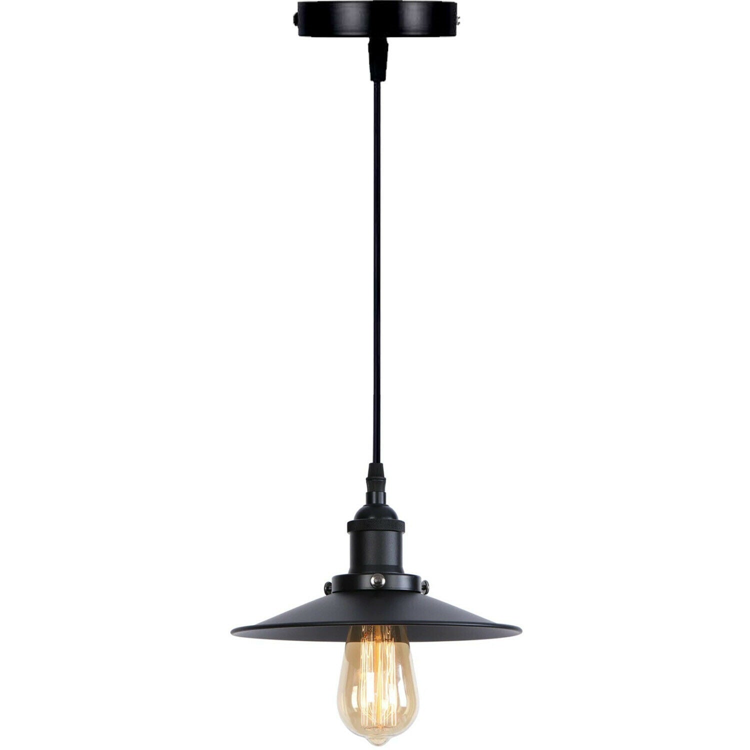 Vintage Industrial Metal Ceiling Pendant Light Shade Modern Hanging Retro Light~2166 - LEDSone UK Ltd