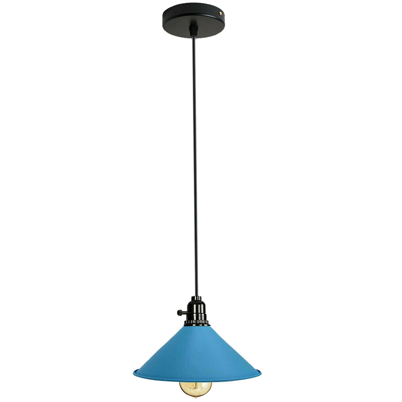 Vintage Industrial Metal Ceiling Pendant Shade Modern Hanging Retro Lights~2056 - LEDSone UK Ltd