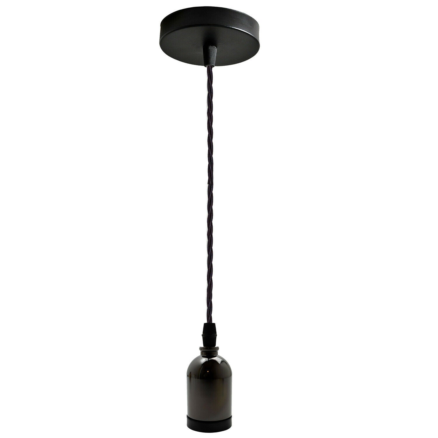 Black Multi Outlet E27 Metal Vintage Hanging Ceiling Pendant Lights~2058 - LEDSone UK Ltd