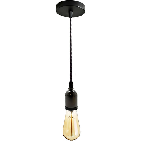 Moderne E27 Cluster Plafond Rose Suspension Tissu Flex Support De Lampe Raccord UK ~ 2057