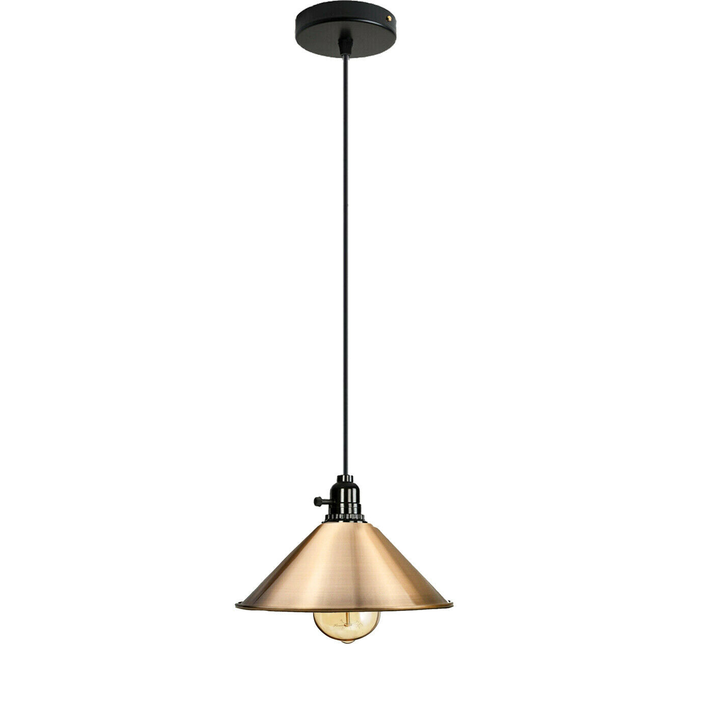 Vintage Industrial Metal Ceiling Pendant Shade Modern Hanging Retro Lights~2056 - LEDSone UK Ltd