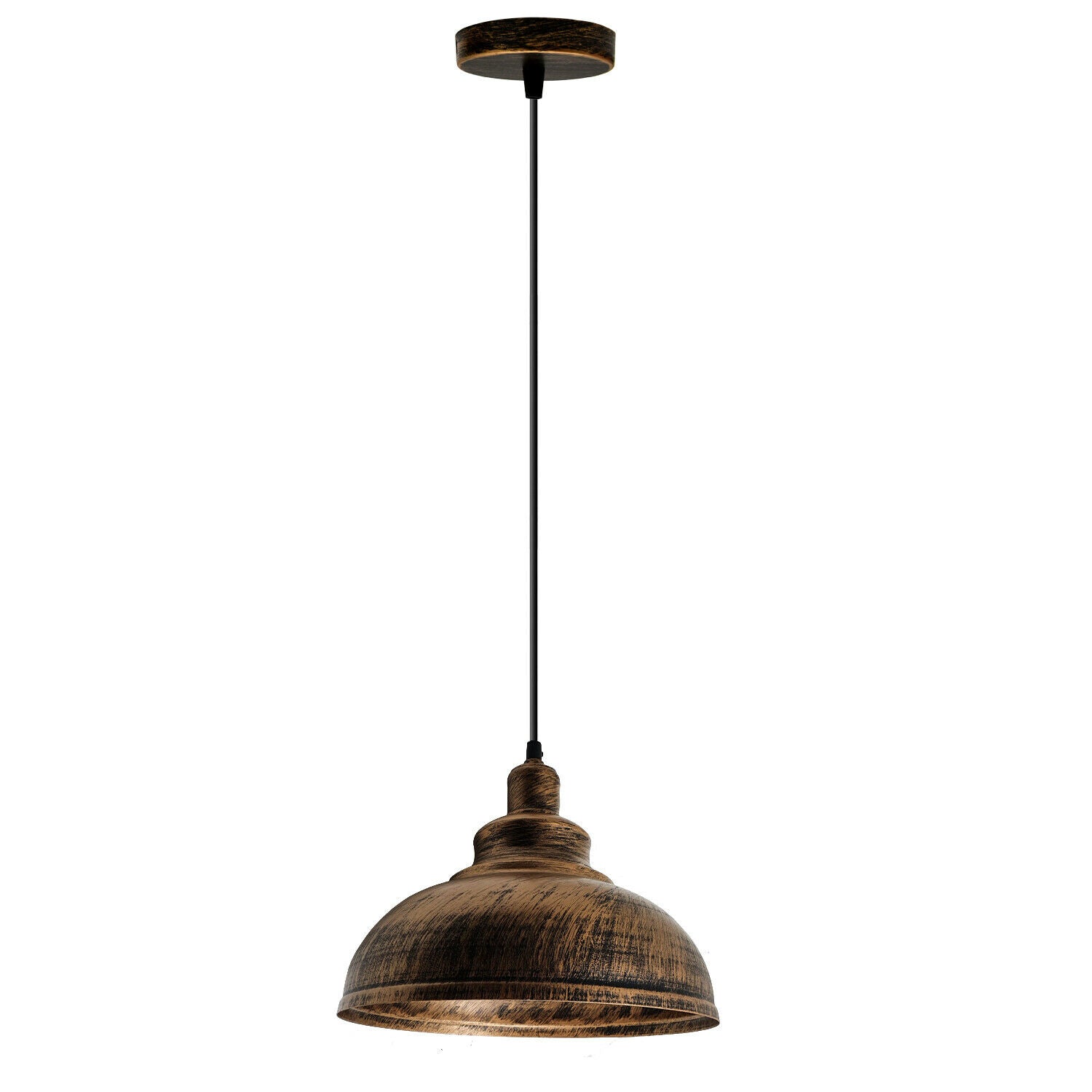 Brushed Copper Loft Industrial Chandelier Ceiling Light Pendant Lamp~3159 - LEDSone UK Ltd