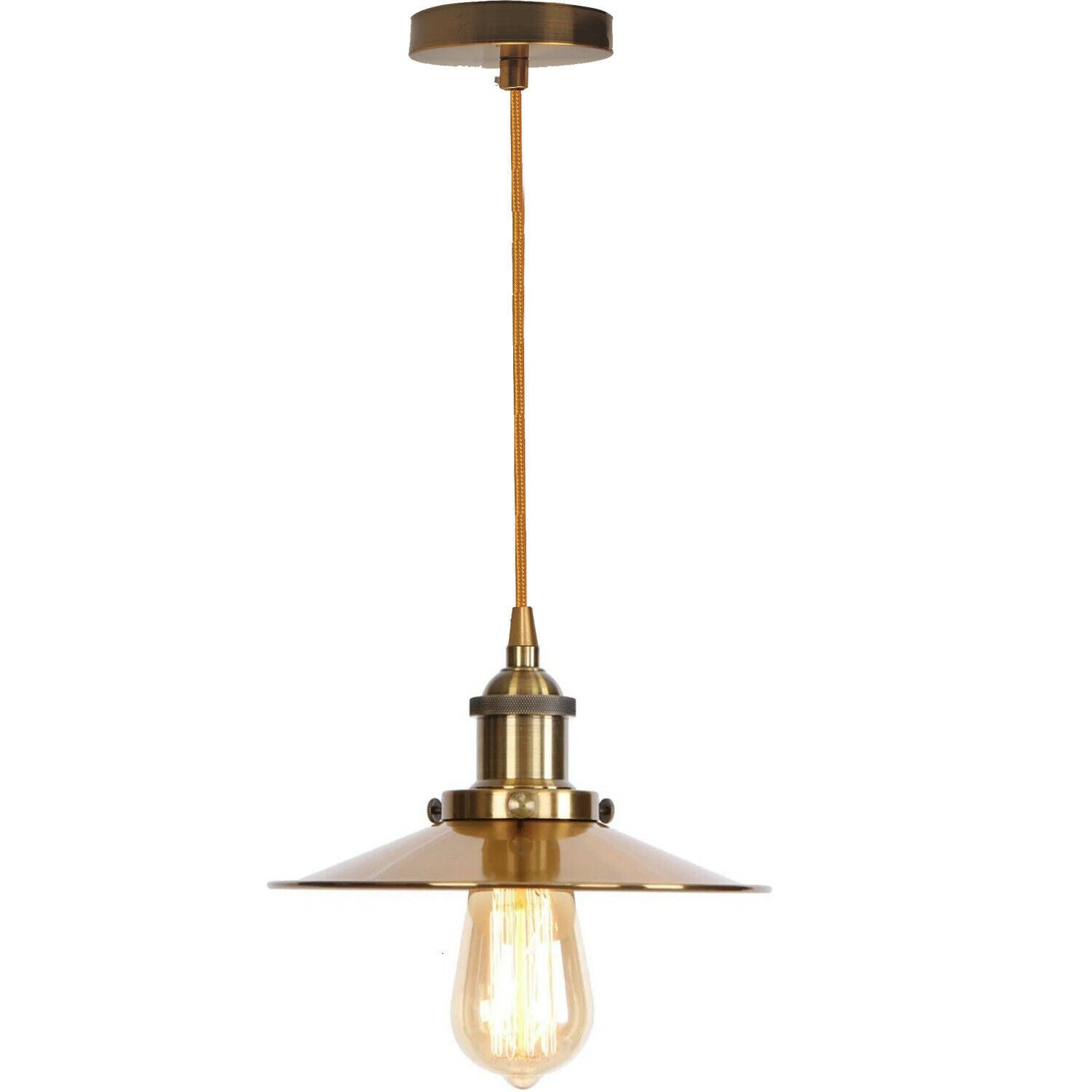 Vintage Industrial Metal Ceiling Pendant Light Shade Modern Hanging Retro Light~2166 - LEDSone UK Ltd