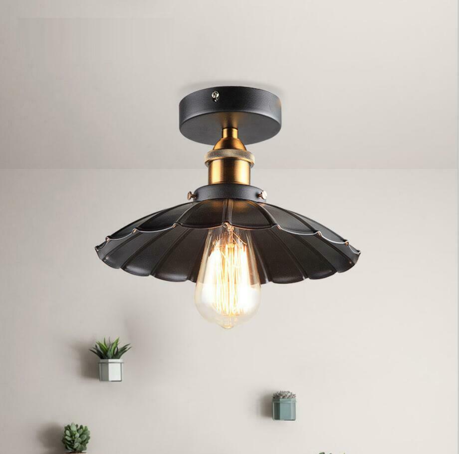 Vintage Retro Industrial Flush Mount Farmhouse Ceiling Light Shade chandelier UK~2225 - LEDSone UK Ltd