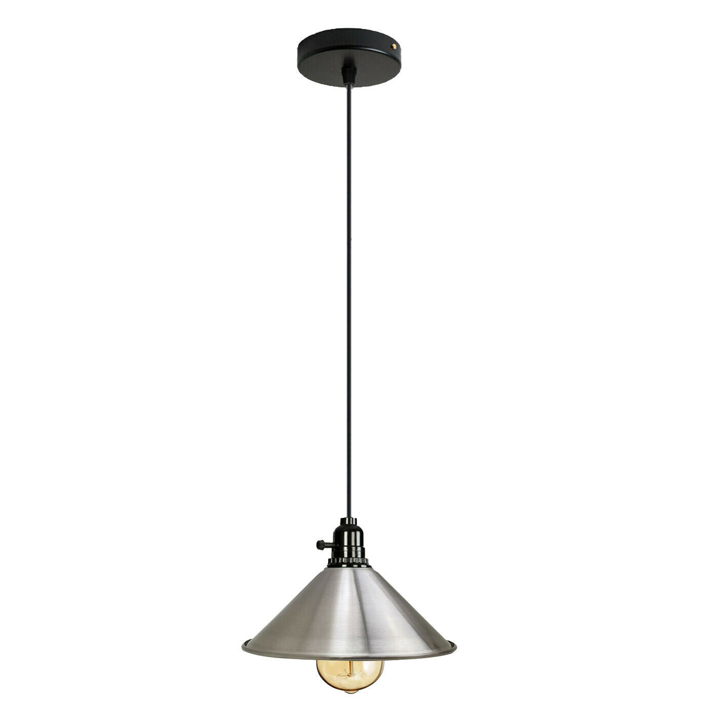 Vintage Industrial Metal Ceiling Pendant Shade Modern Hanging Retro Lights~2056 - LEDSone UK Ltd