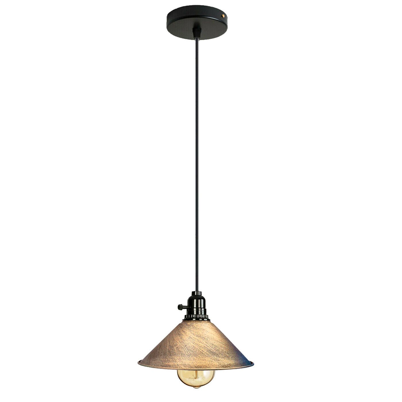 Vintage Industrial Metal Ceiling Pendant Shade Modern Hanging Retro Lights~2056 - LEDSone UK Ltd