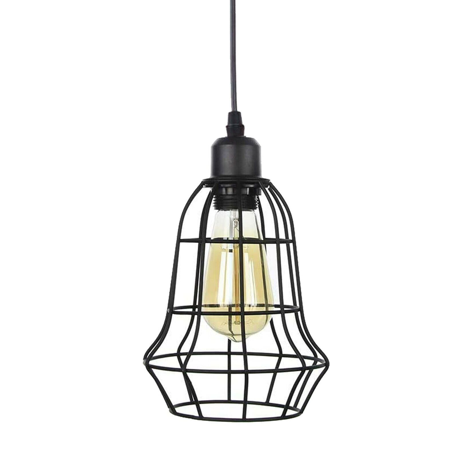 Vintage Cage Pendant Light Shade Chandelier Pendant Ceiling Lights UK~2023 - LEDSone UK Ltd