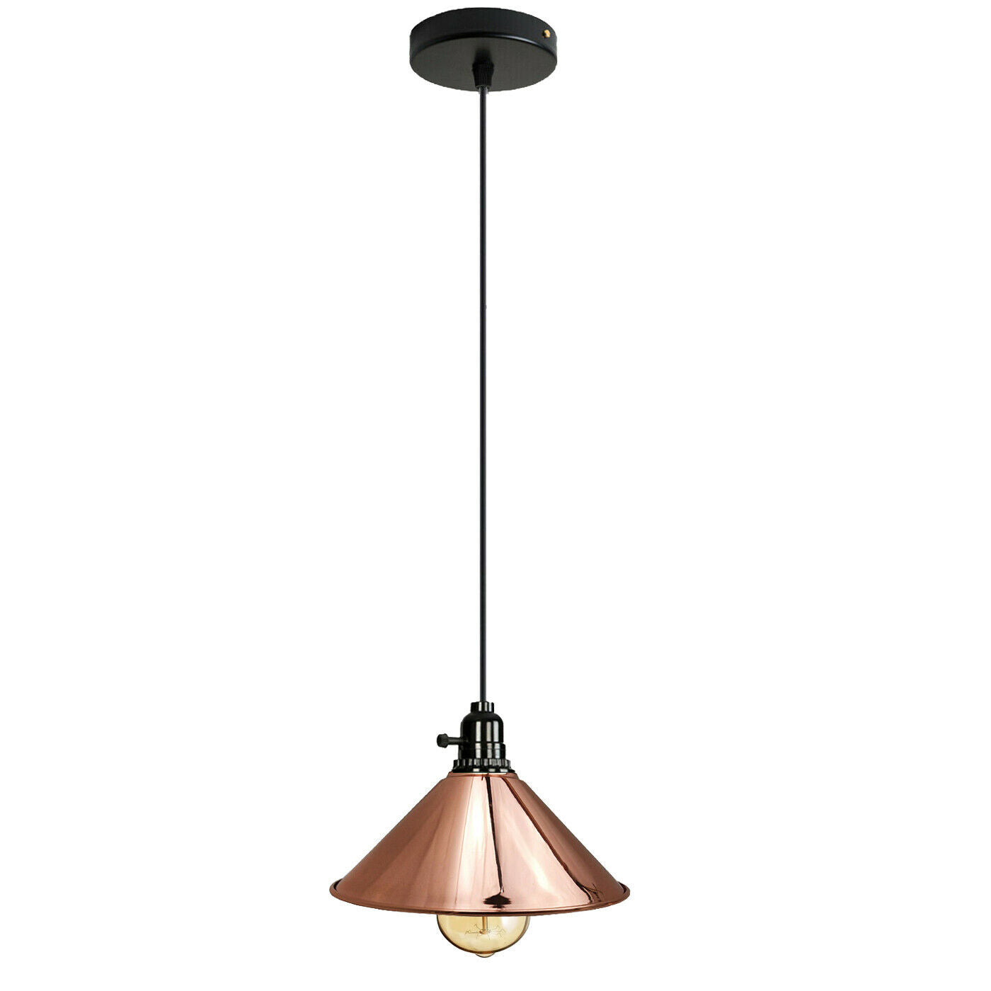 Vintage Industrial Metal Ceiling Pendant Shade Modern Hanging Retro Lights~2056 - LEDSone UK Ltd