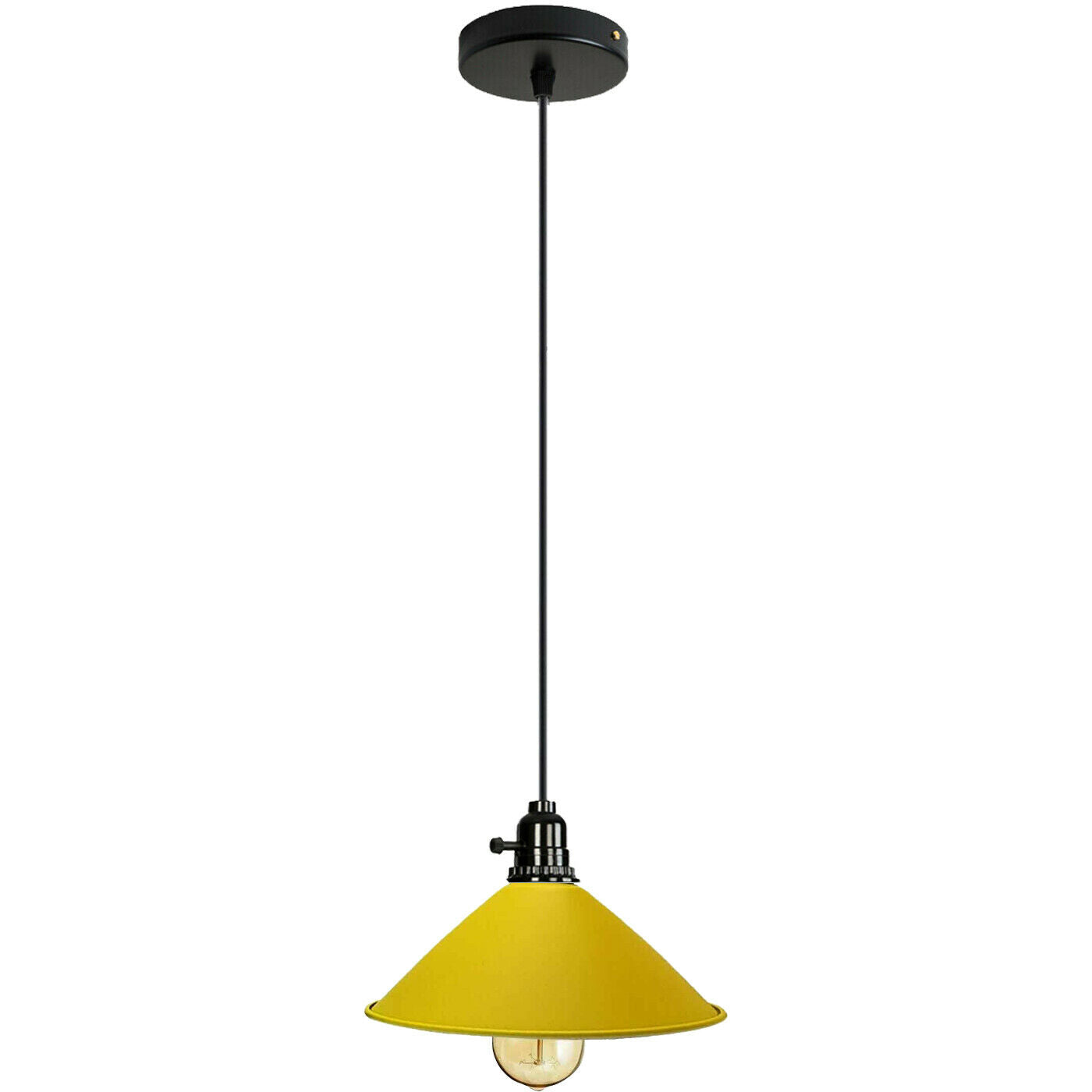 Vintage Industrial Metal Ceiling Pendant Shade Modern Hanging Retro Lights~2056 - LEDSone UK Ltd