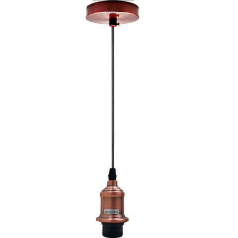 E27 plafond Rose luminaire Vintage industriel suspension porte-ampoule ~ 2074