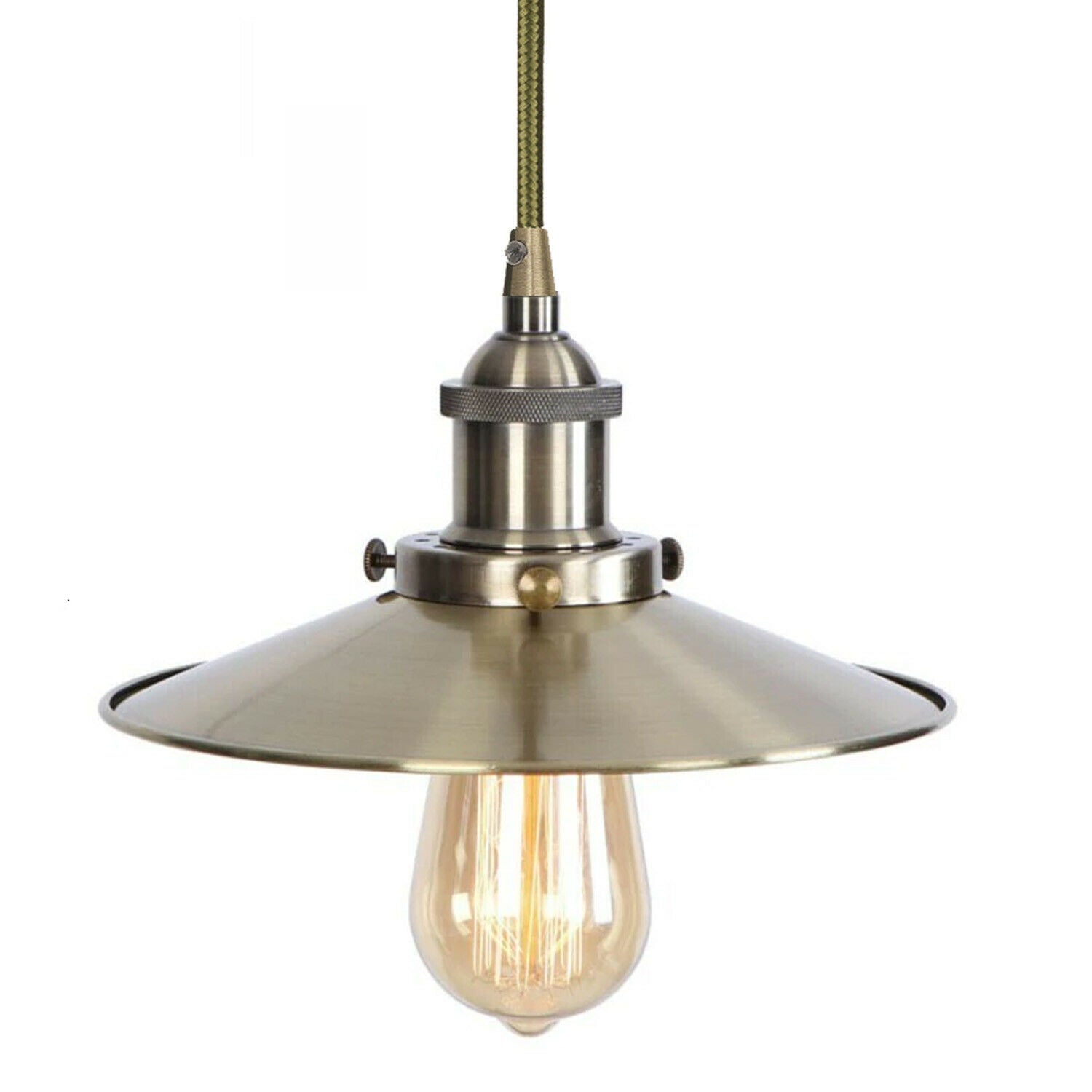 Vintage Industrial Metal Ceiling Pendant Light Shade Modern Hanging Retro Light~2166 - LEDSone UK Ltd