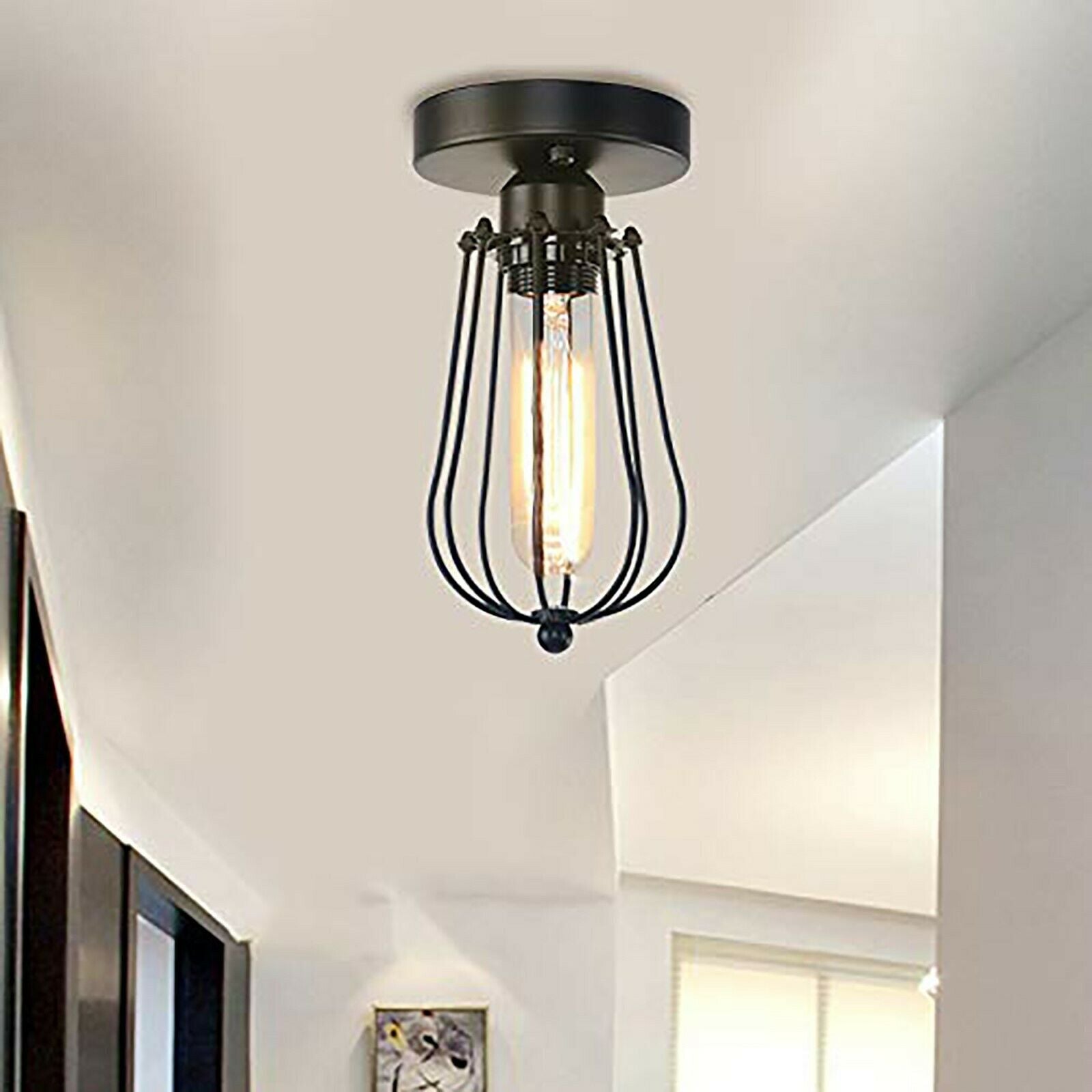 Vintage Hallway Black ceiling lights