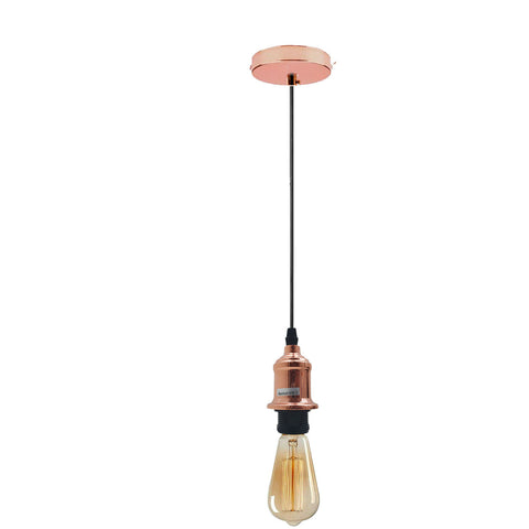 E27 plafond Rose luminaire Vintage industriel suspension porte-ampoule ~ 2074