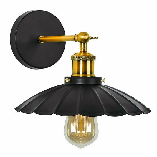 Vintage Retro Light Shade Ceiling Industrial E27 Wall Lights Sconce Lamp Fixture~2117 - LEDSone UK Ltd