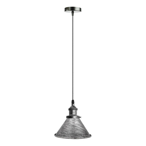 Lampe à suspension de plafond en métal, Vintage, industriel, rétro, Loft, support E27, ~ 2204