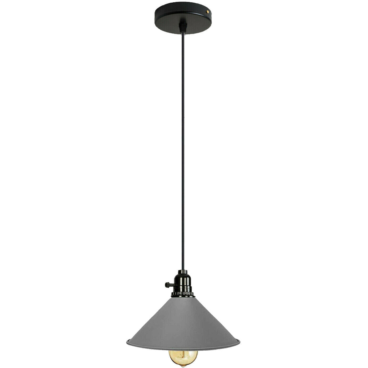 Vintage Industrial Metal Ceiling Pendant Shade Modern Hanging Retro Lights~2056 - LEDSone UK Ltd