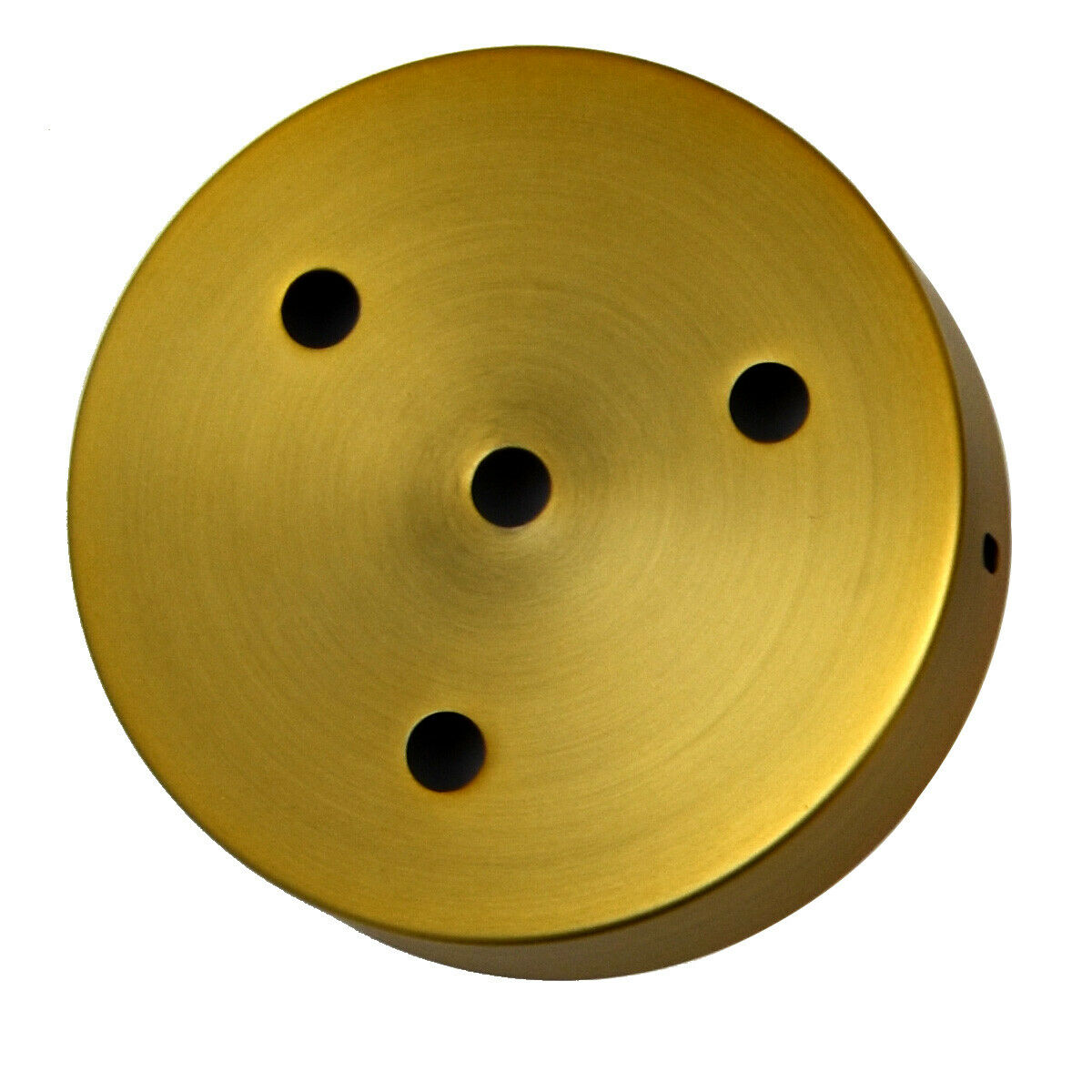 Multi Outlet Yellow Brass Metal Ceiling Rose 120x25mm~1460 - LEDSone UK Ltd