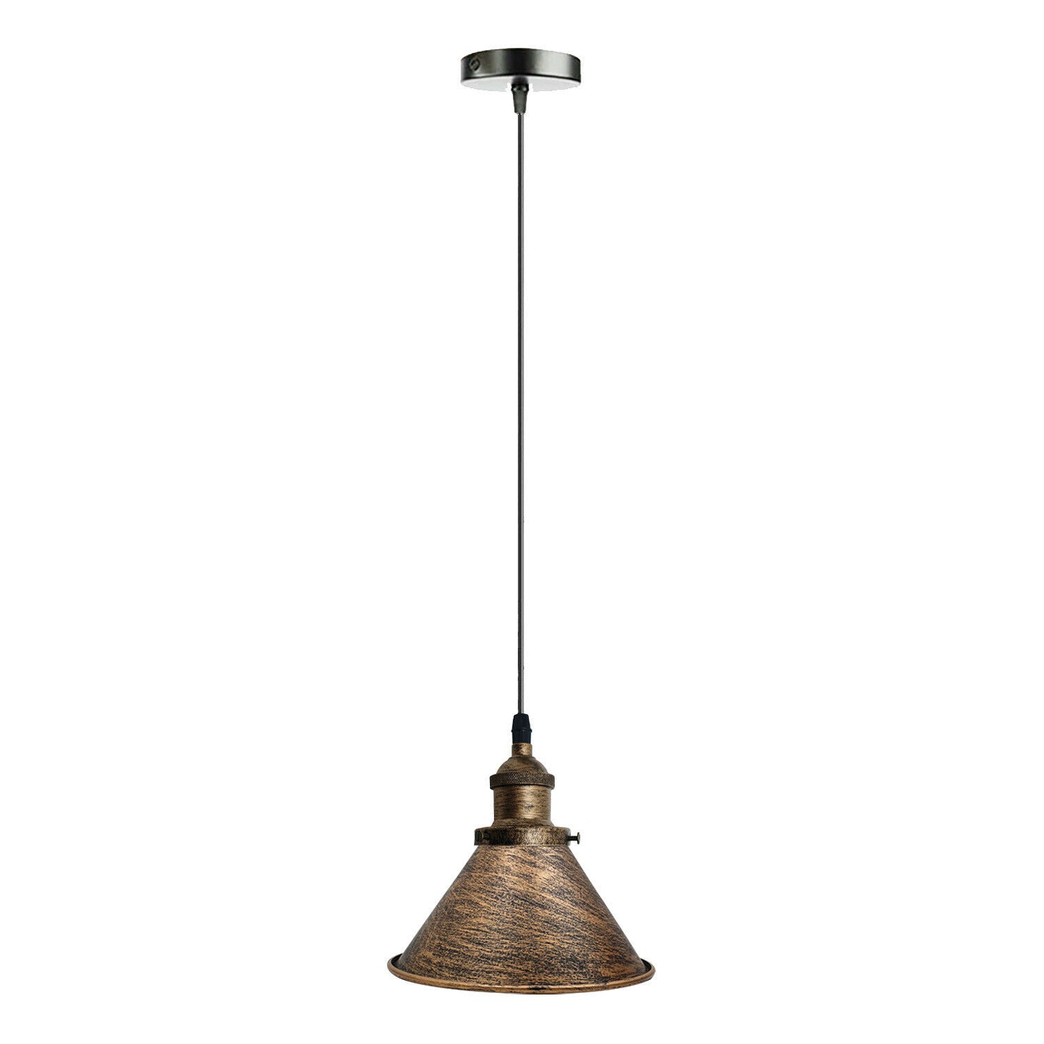 New Style Vintage Industrial Retro Loft Metal Ceiling E27 Lamp Shade Pendant Light~2204 - LEDSone UK Ltd