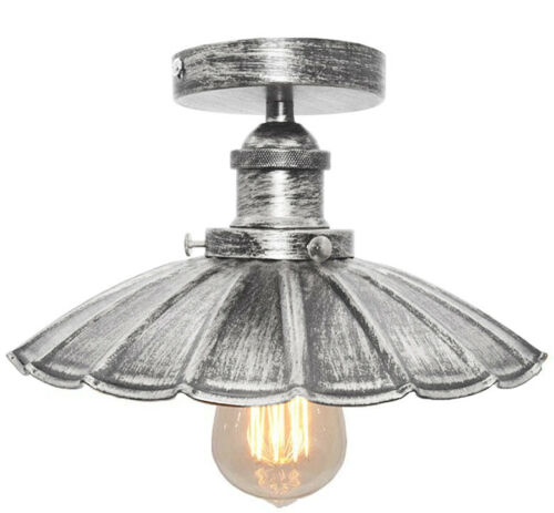 Vintage Retro Industrial Flush Mount Farmhouse Ceiling Light Shade chandelier UK~2225 - LEDSone UK Ltd