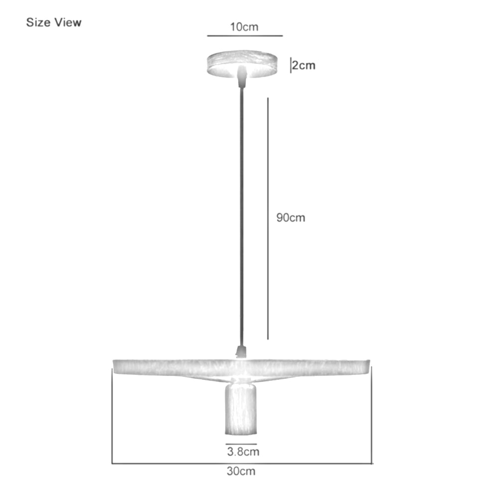 Modern Industrial Retro Pendant Lamp Ceiling Light Wheel Light for Bedroom cafe~2245 - LEDSone UK Ltd