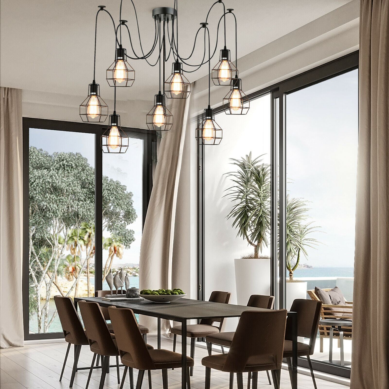 spider chandelier for dining room